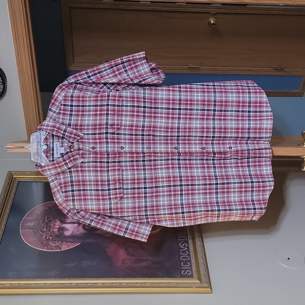 Carhartt shirt.